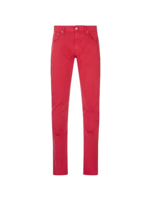 logo-patch slim-fit trousers by PT TORINO