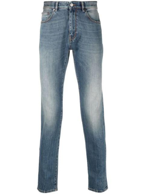 logo-patch straight-leg jeans by PT TORINO