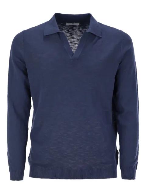 long-sleeved ribbed sweater by PT TORINO