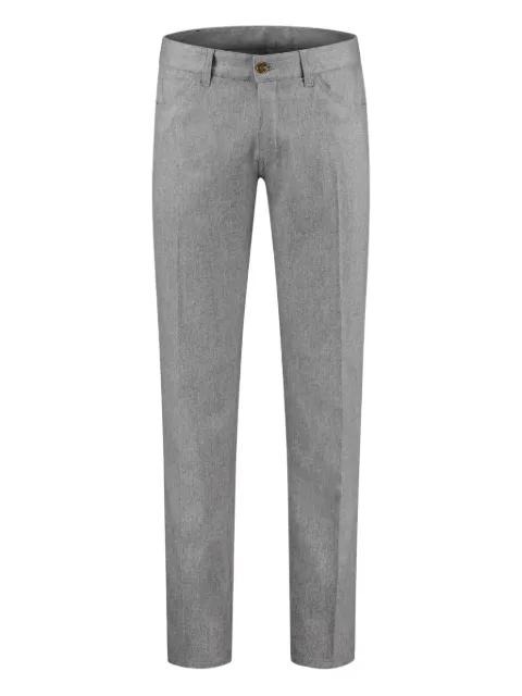 mélange-effect trousers by PT TORINO