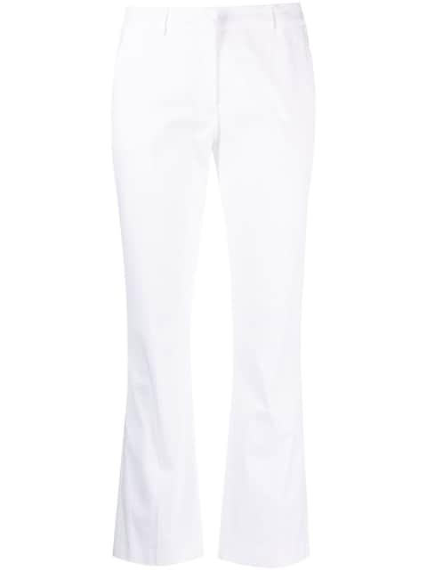 mid-rise flared trousers by PT TORINO