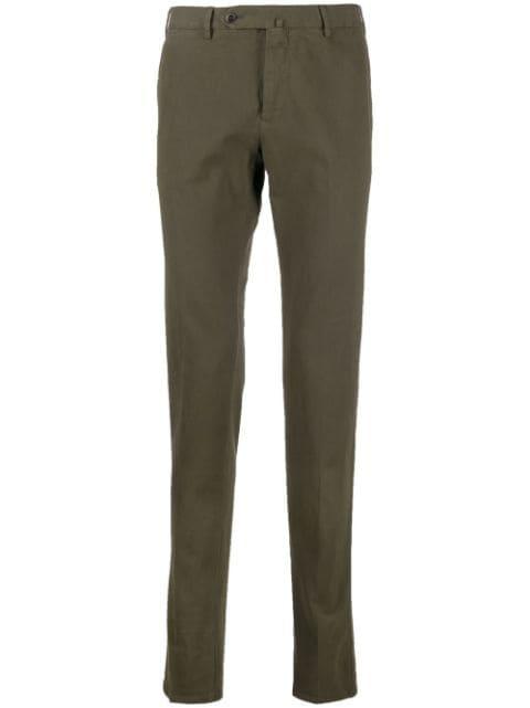 mid-rise straight-leg trousers by PT TORINO