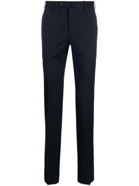off-centre straight-leg trousers by PT TORINO