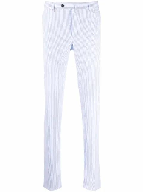 pinstripe-pattern chinos by PT TORINO