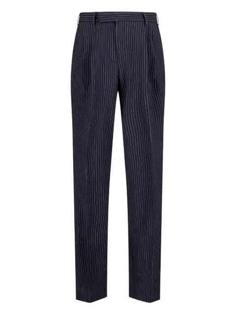 pinstripe-pattern pleat-detail trousers by PT TORINO