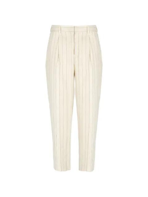 pinstripe-pattern pleated trousers by PT TORINO
