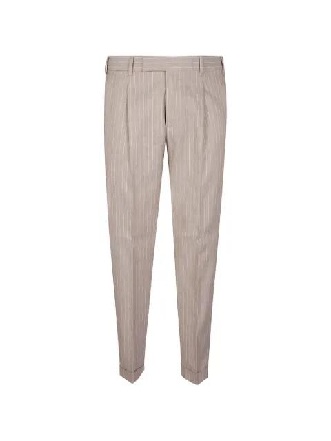 pinstripe-print pleated trousers by PT TORINO