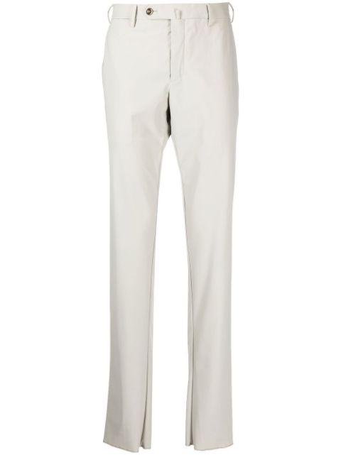 plain stretch-design chinos by PT TORINO