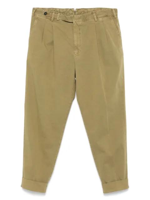 pleat-detail trousers by PT TORINO