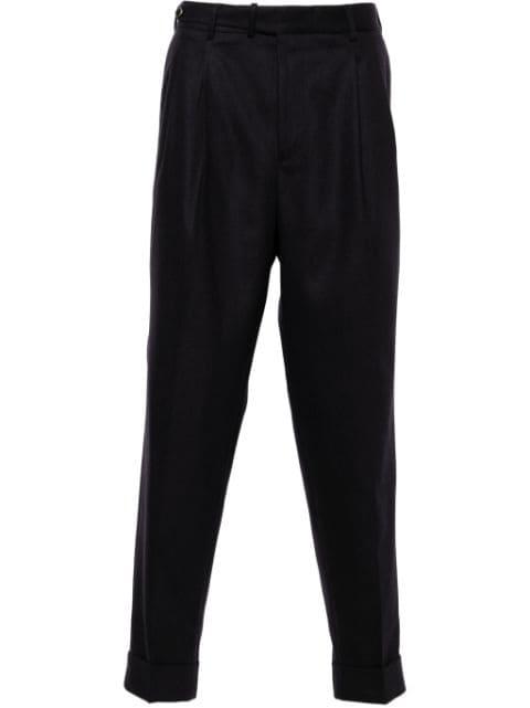 pleat-detail trousers by PT TORINO