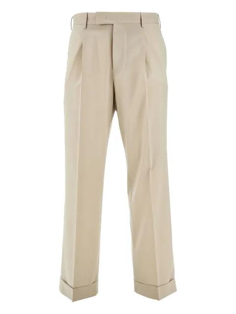 pleated chinos by PT TORINO