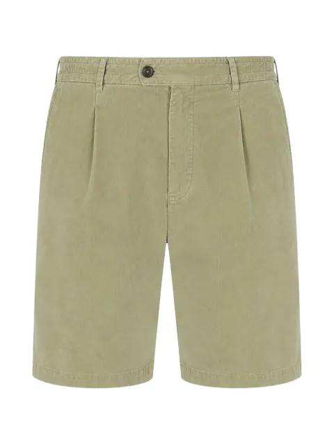 pleated corduroy shorts by PT TORINO