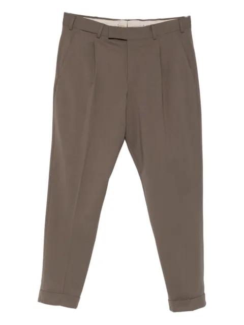 pleated cuffed pants by PT TORINO
