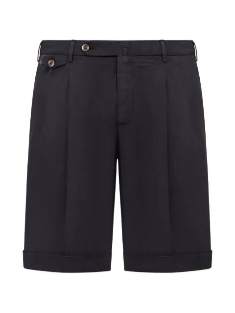pleated cuffed shorts by PT TORINO