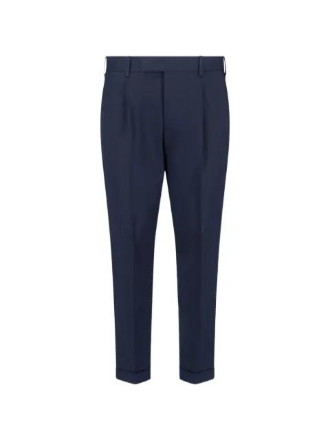 pleated cuffed trousers by PT TORINO