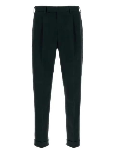 pleated-cuffed trousers by PT TORINO