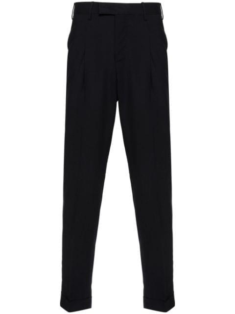 pleated slim-cut trousers by PT TORINO