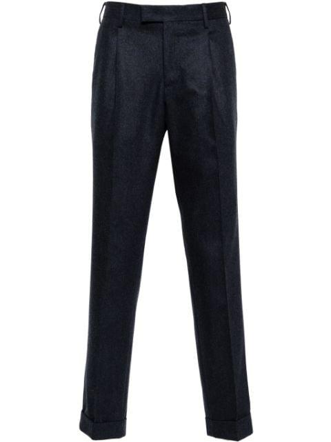 pleated slim-fit trousers by PT TORINO