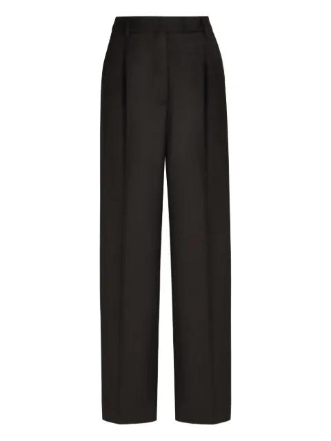 pleated straight trousers by PT TORINO