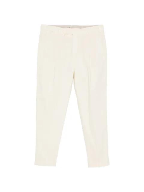 pleated tapered trousers by PT TORINO