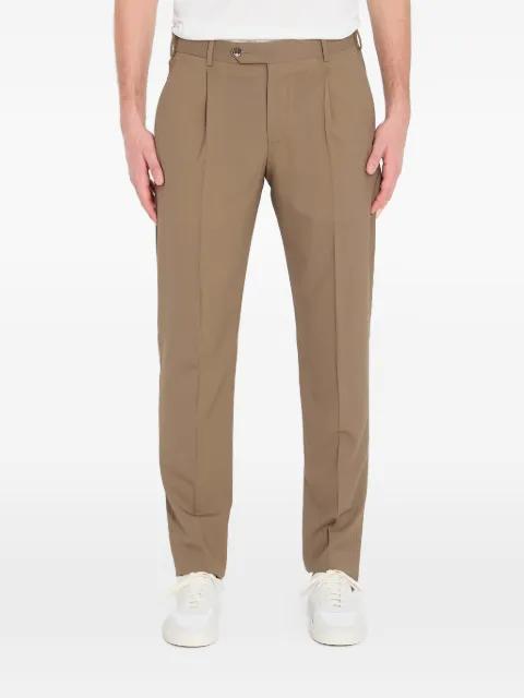 pleated virgin wool trousers by PT TORINO