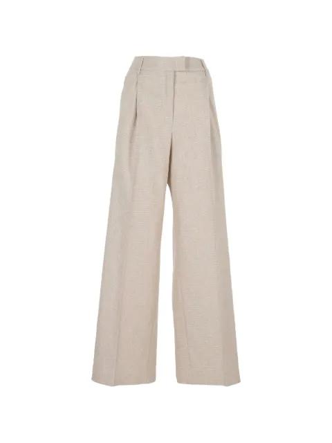 pleated wide-leg trousers by PT TORINO
