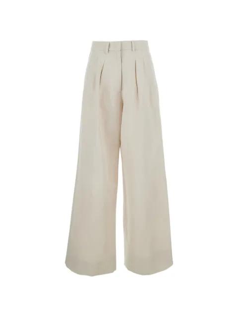 pleated wide-leg trousers by PT TORINO