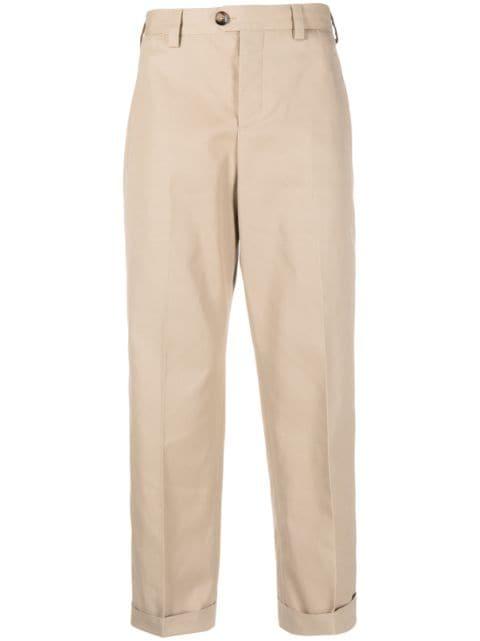 pressed-crease chino trousers by PT TORINO