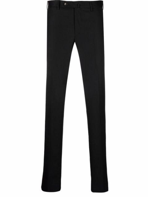 pressed-crease slim-fit tailored trousers by PT TORINO