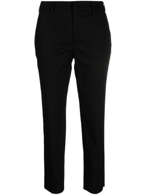 pressed crease stretch-cotton trousers by PT TORINO