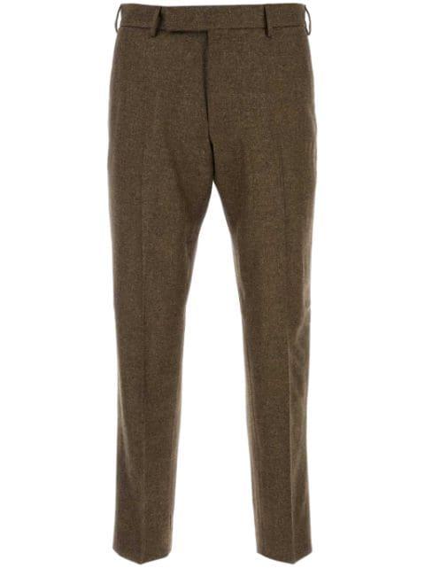 pressed-crease tapered trousers by PT TORINO
