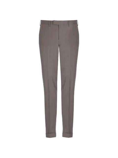 pressed-crease turn-up trousers by PT TORINO