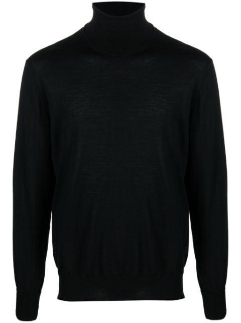 roll neck virgin-wool jumper by PT TORINO