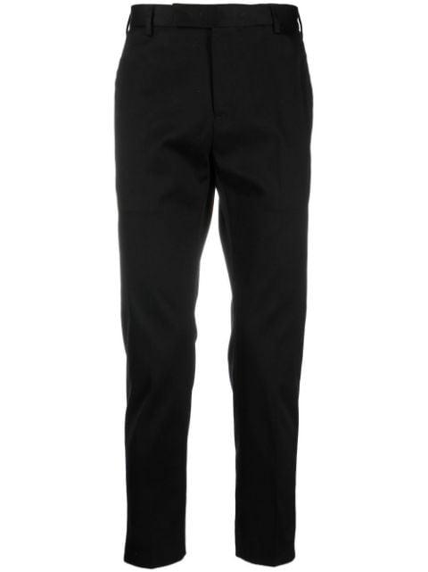 straight-leg cropped trousers by PT TORINO