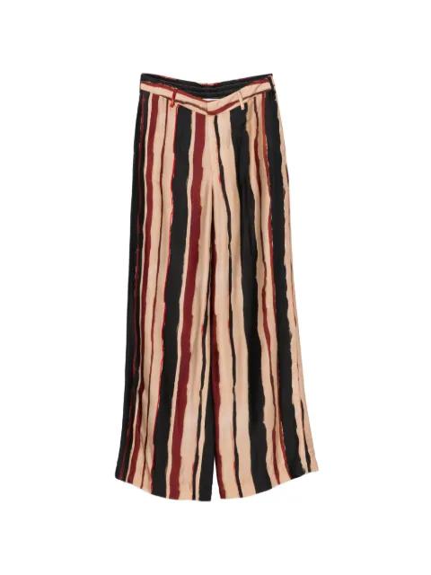 stripe-print palazzo pants by PT TORINO