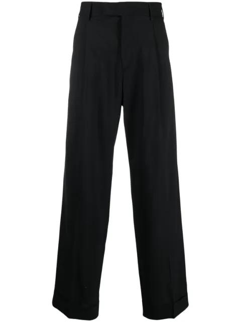 tailored straight-leg wool trousers by PT TORINO