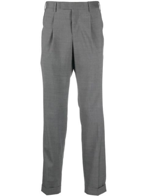tapered-leg tailored trousers by PT TORINO