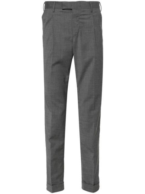 tapered-leg tailored trousers by PT TORINO