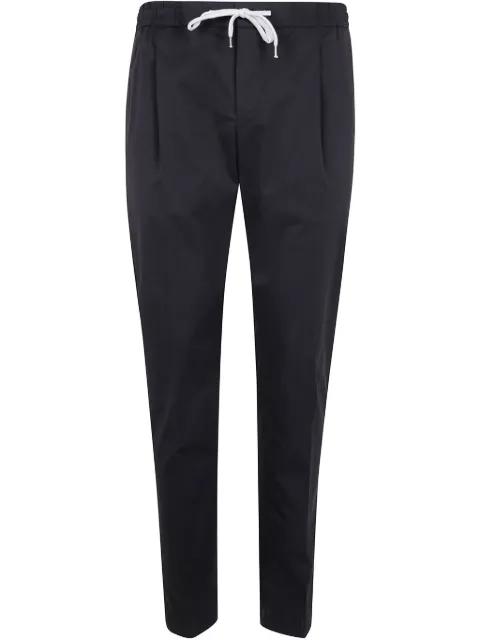tapered pleated trousers by PT TORINO