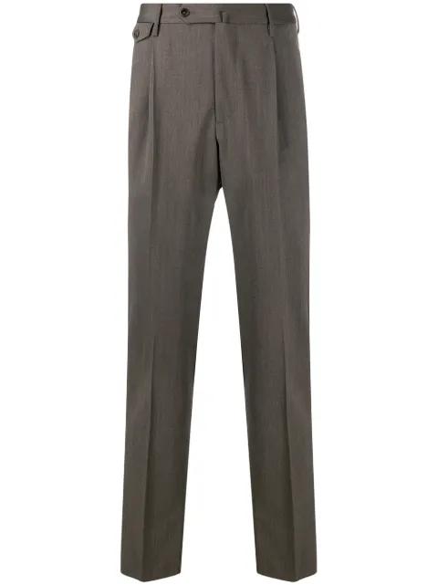 tapered tailored trousers by PT TORINO