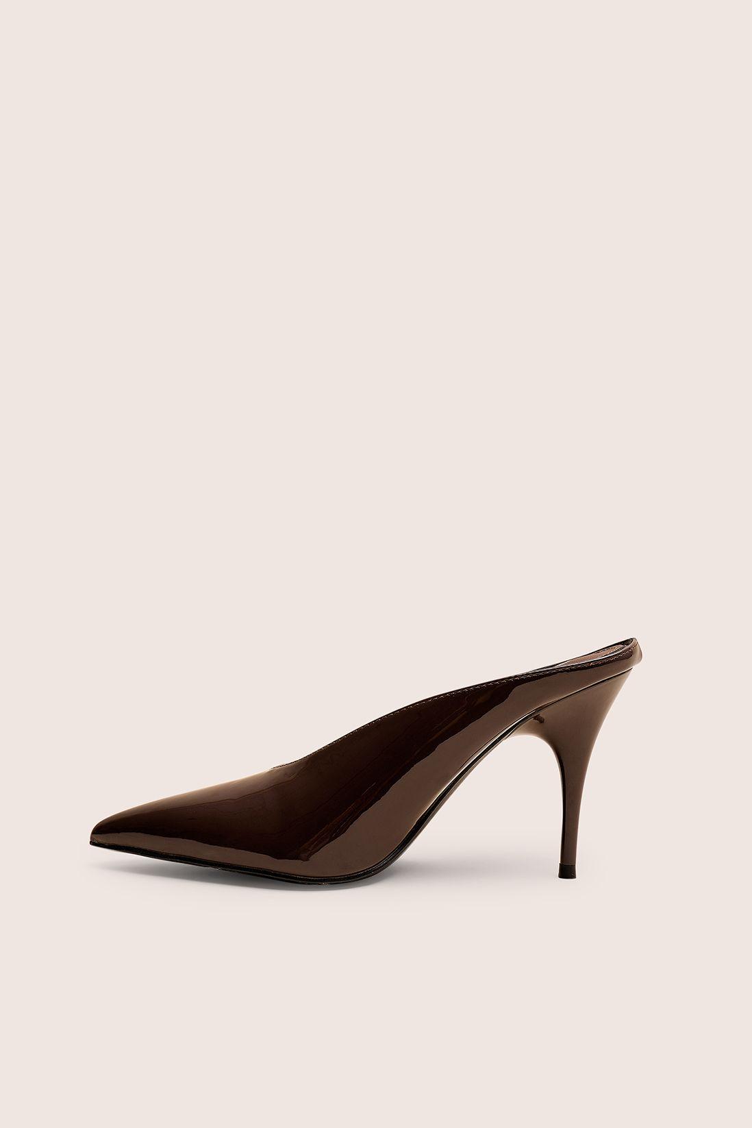 Elixr Chocolate Patent Court High Heels by PUBLIC DESIRE