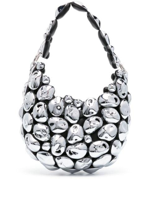 Stone Cloud metallic shoulder bag by PUBLISHED BY