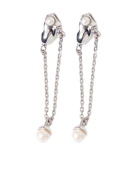 chain-detail earrings by PUBLISHED BY
