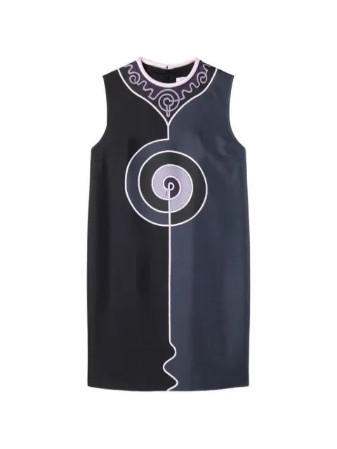 Astro-print sleeveless dress by PUCCI
