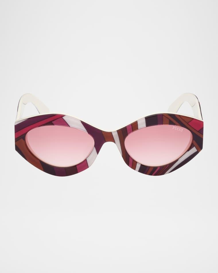 Cat-Eye Acetate Sunglasses by PUCCI