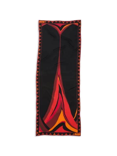 Fari-print crepe-de-chine stole by PUCCI