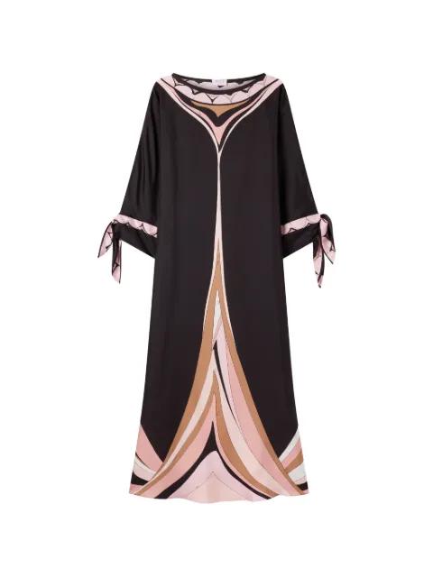 Fari print silk kaftan by PUCCI