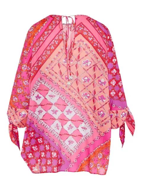 Fest-print kaftan by PUCCI