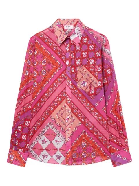 Festa-print cotton shirt by PUCCI
