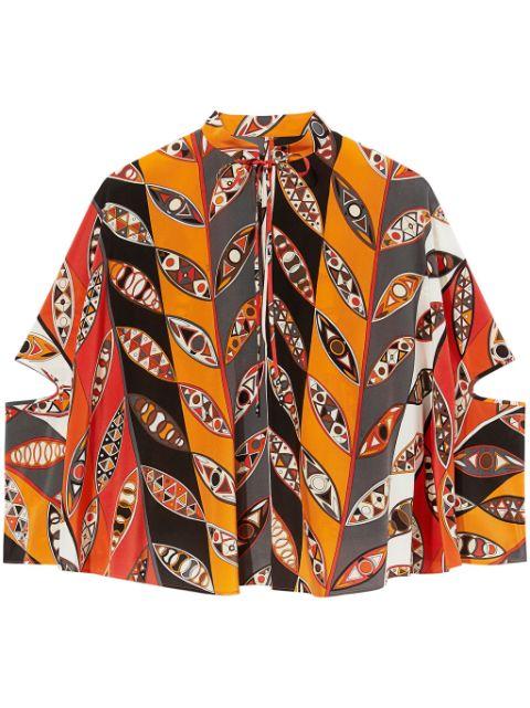 Girandole-print blouse by PUCCI